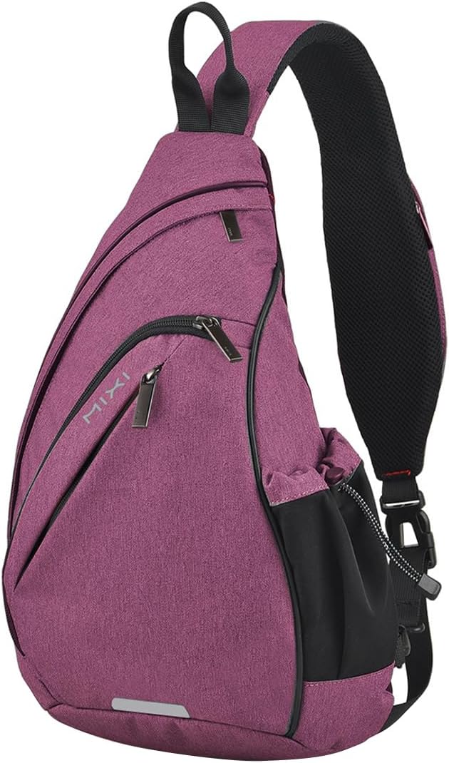 mixi Sling Bag Men Backpack Unisex One Shoulder Bag Hiking Travel Backpack by MIXI