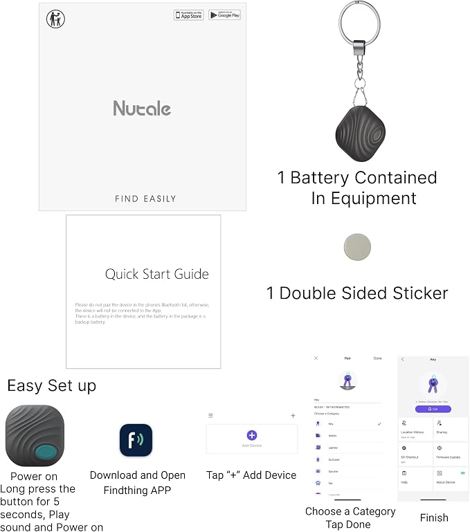 Key Finder - 1PCS Bluetooth Tracker Item Locator - Image 6