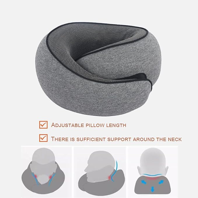 Travel Pillow, Travel Neck Pillow, 360 Degree Comfort and Breathability - Image 2