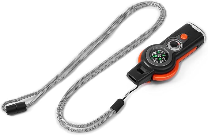 Emergency Survival Function Whistle, Outdoor Multifunctional Tool Safety Whistle - Image 3