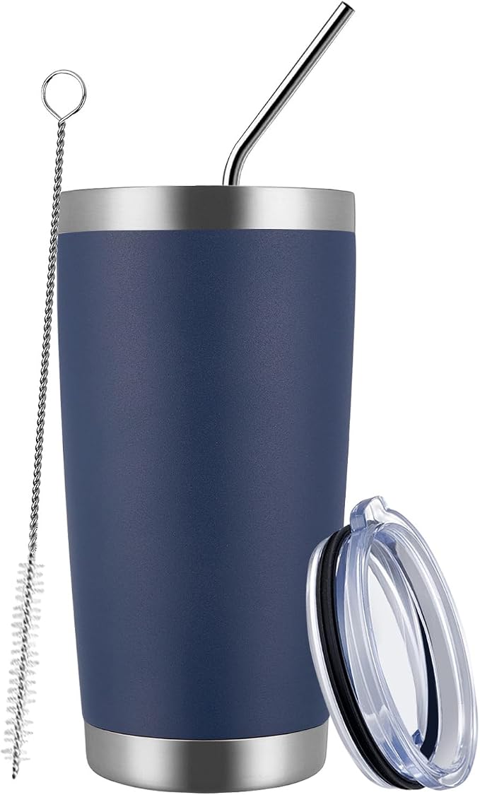 MEWAY 20oz Tumbler Cup Double Wall Vacuum Insulated Travel Mug Bulk, Stainless by MEWAY
