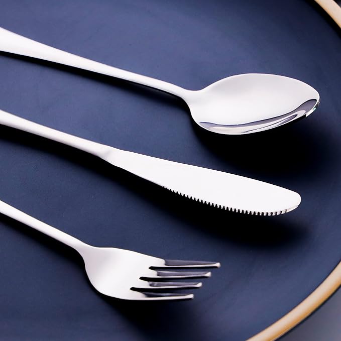 Portable Utensils Set with Case, Lunch Box Includ Fork Spoon Knife, Dishwasher - Image 3