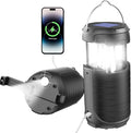 Solar Camping Lantern, Rechargeable LED Lights, 5000mAh Waterproof Solar by Juvihuxy