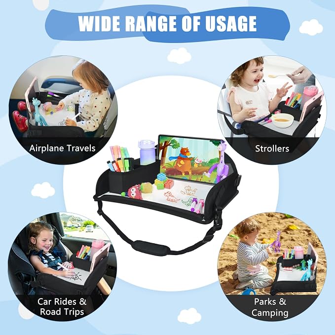 Upgraded Kids Travel Tray for Airplane - Image 2