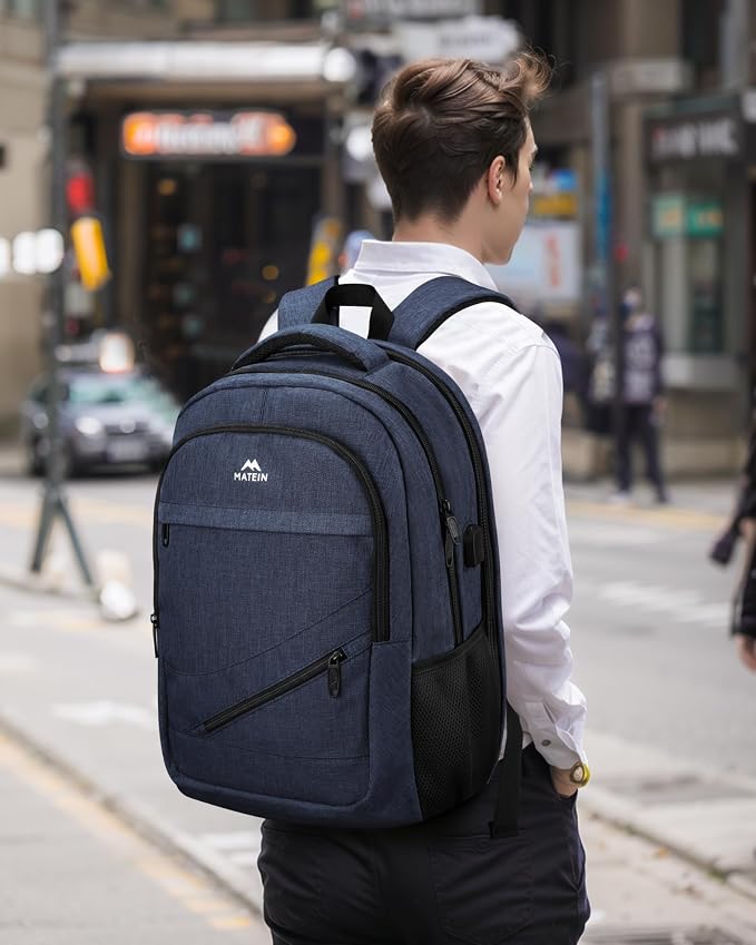 MATEIN 17 Inch Laptop Backpack, Large College Backpack Carry On TSA Approved - Image 9