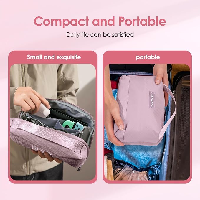LENTION Electronics Organizer Bag Cable Tech Pouch - Image 7