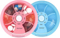 INVODA Weekly Pill Organizer 7 Compartment Rotating Pill Box by INVODA