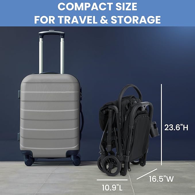 Delta Children Icon Ultra Compact Travel Stroller - Image 8