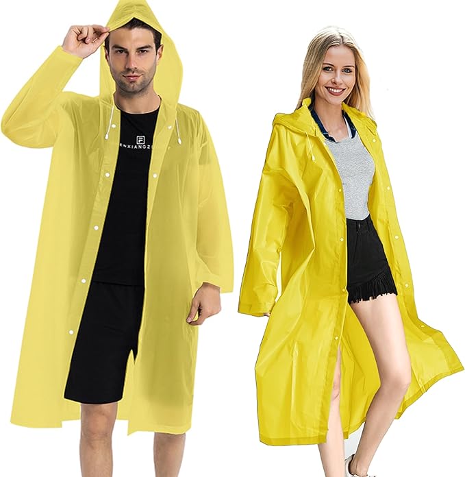 Rain Coats - Reusable EVA Rain Ponchos by COOY