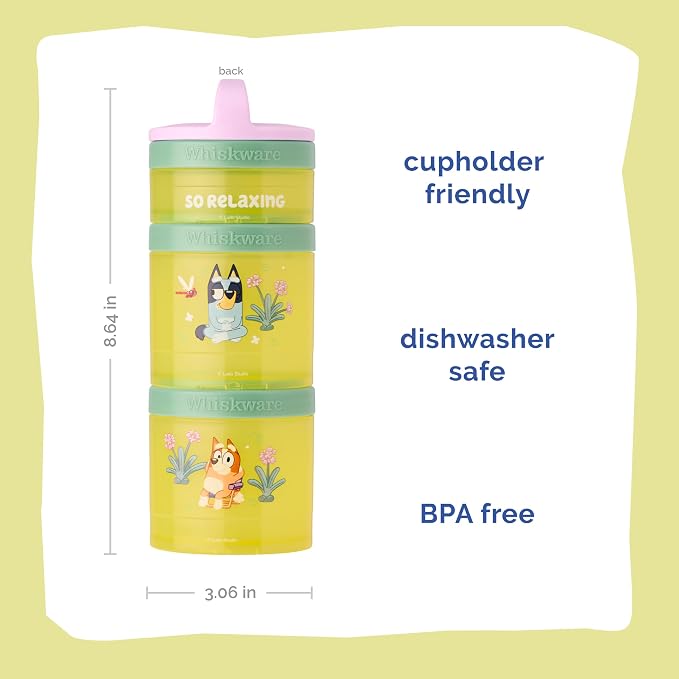 Whiskware Bluey Stackable Snack Containers - Image 2