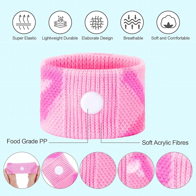 LYJEE Motion Sickness Bands for Kids, Travel Sickness Relief Wristbands - Image 3