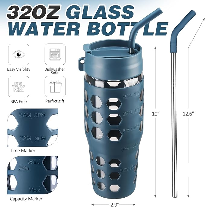 MUKOKO 32 oz Glass Tumbler - Image 2