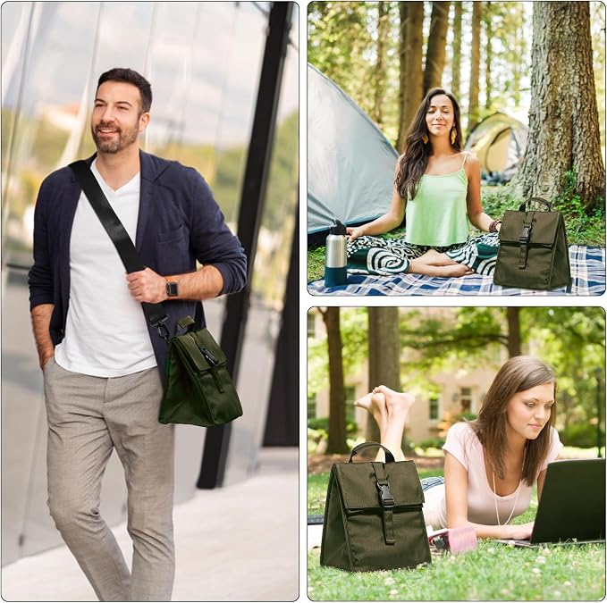 Insulated Foldable Lunch Bag- Lightweight Portable - Image 6