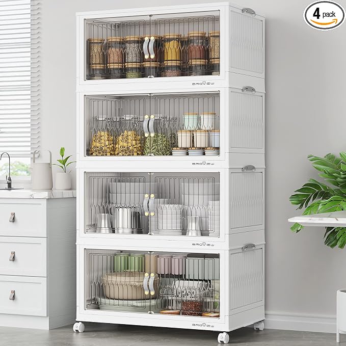 BROVIEW 400Qt Stackable Storage Bins by BROVIEW-EnjoytheArtofLife