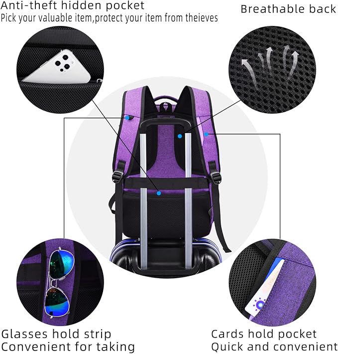 DUSLANG 17 Inch Laptop Backpack - Image 5