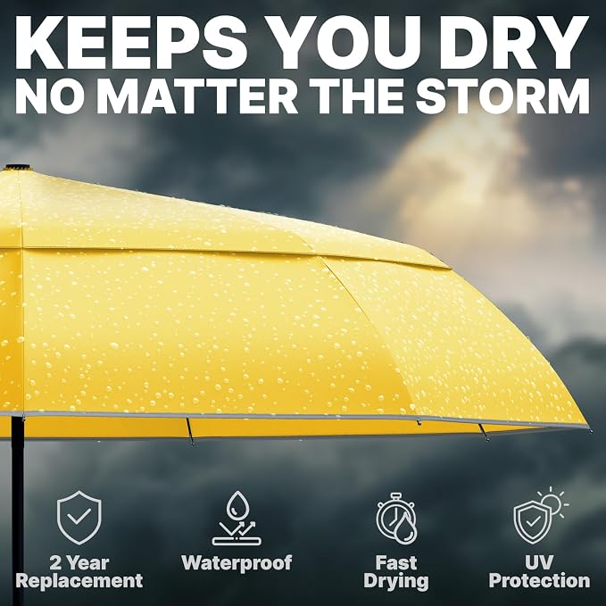 Royal Walk Windproof Folding Travel Umbrella Compact and Strong Luxurious Real - Image 7