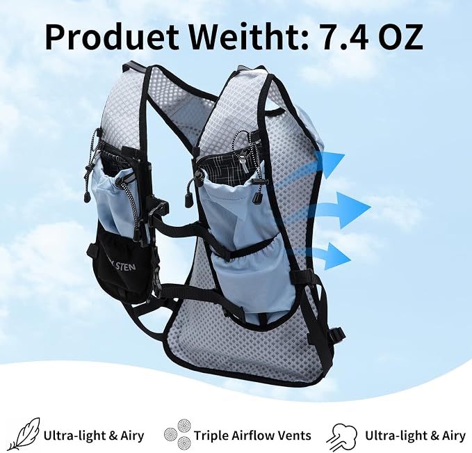 Hydration Backpack, Water Backpack, Women's Running Vest, Running Backpack - Image 6