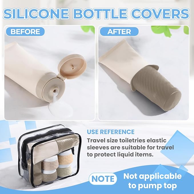 16Pack Travel Bottles for Toiletries, TSA Approved Travel Size Toiletries - Image 6
