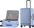 24 Inch Top Opening Checked Travel Luggage Expandable by Unknown