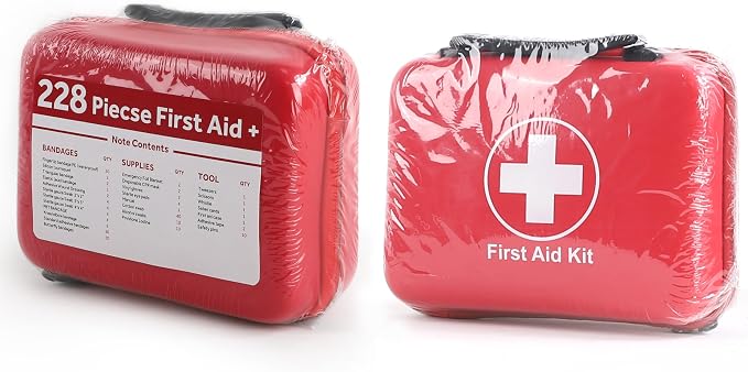 Compact First Aid Kit Designed for Family Emergency Care. Waterproof EVA Case - Image 9