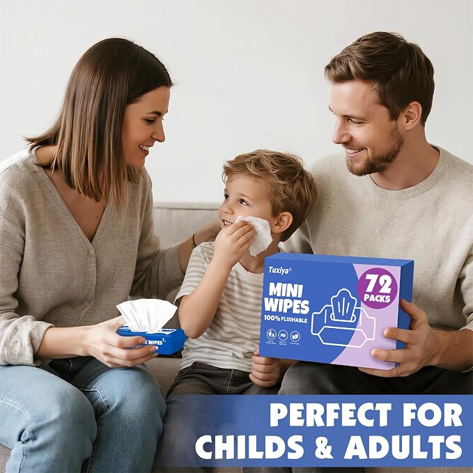 72 PackTravel Flushable Wipes - Image 8