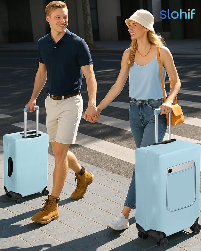 Slohif Luggage Cover for Suitcase Tsa Approved Protector - Image 6