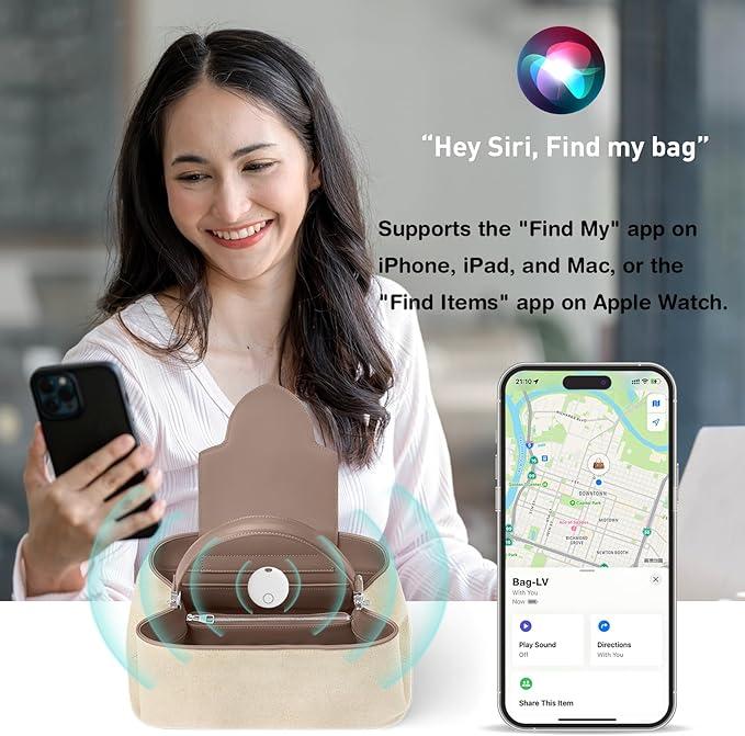 Air Tracker Tags-4 Pack, Smart Bluetooth Tracker, Compatible - Image 4