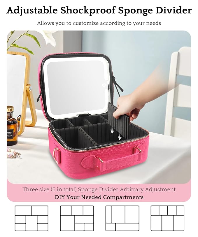 MOMIRA Travel Makeup Bag Cosmetic Bag - Image 6