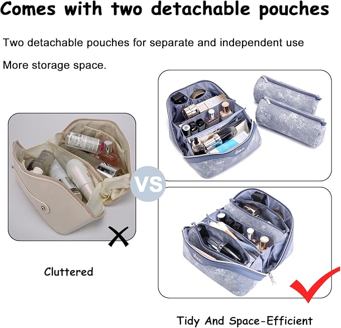 Travel Makeup Bag Cosmetic Bags - Image 6