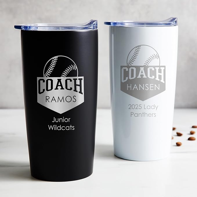 Lifetime Creations Custom Baseball Coach Tumbler - Image 4