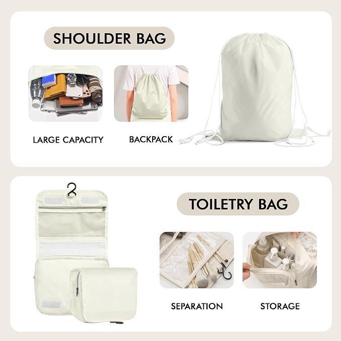 WVM Packing Cubes for Travel, 8 Set Luggage Organizer Bags - Image 5
