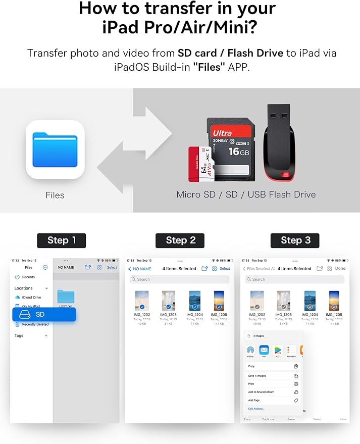 USB C to SD Card Reader, BnmxTek SD Card Adapter - Image 7