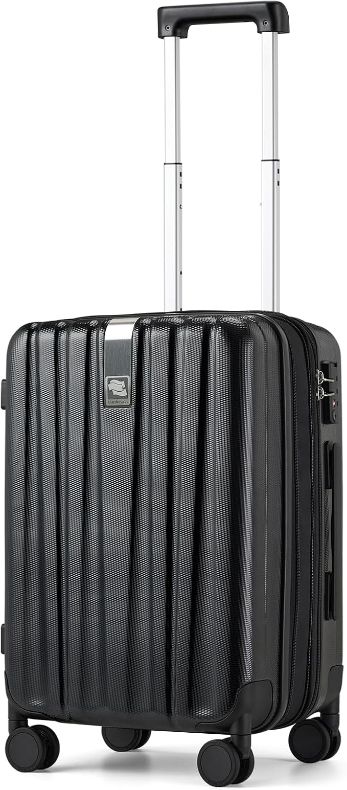 Hanke 20 Inch Expandable Carry on Luggage 22x14x9 Airline Approved Lightweight by Hanke