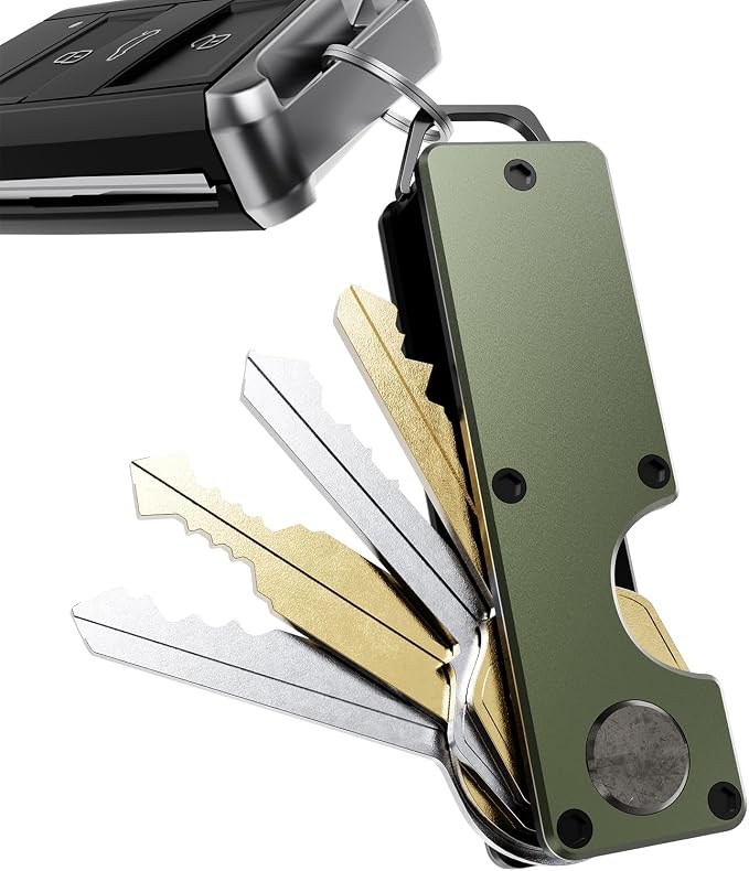 Key Organizer Compact Key Holder Metal Key Chain Minimalist key case key holder - Image 8