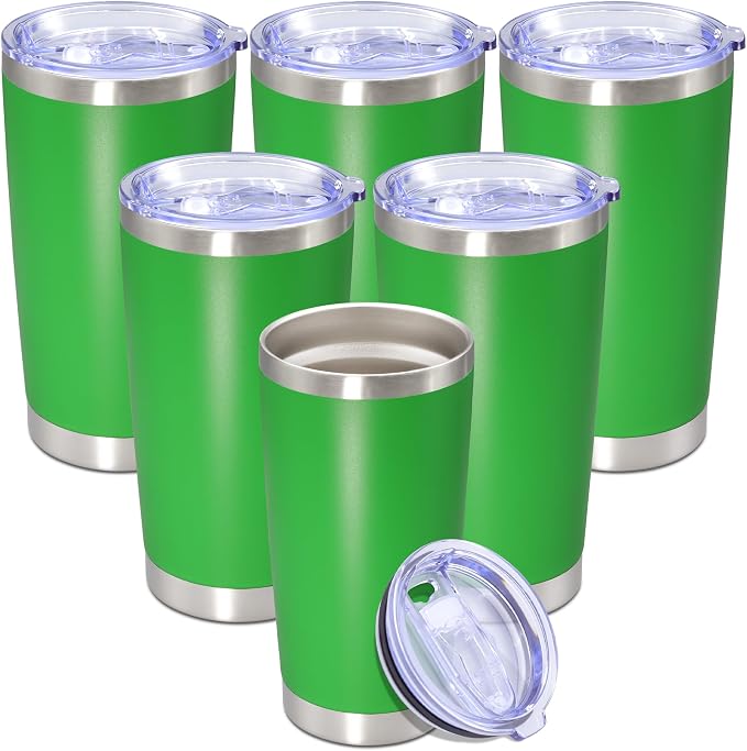 20 oz Tumbler with lid Double Wall Vacuum Insulated Tumblers Stainless Steel by Providethebestproducts