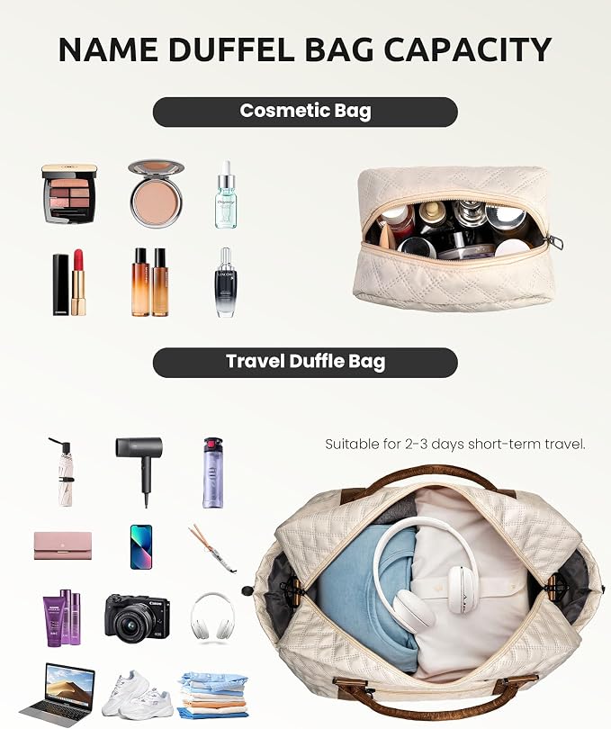 Gifts for Mom-Initial Duffle Bag - Image 3