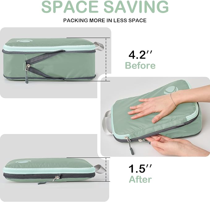 Cipway Compression Packing Cubes, Ultralight Luggage Organizer Bags, Travel - Image 3