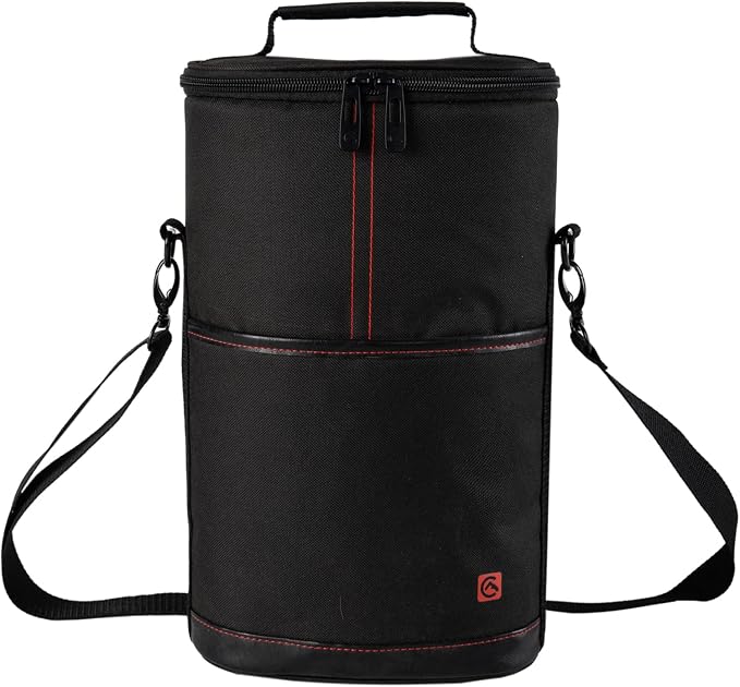 ALLCAMP 2 Bottle Wine Tote Carrier by ALLCAMPOUTDOORGEAR