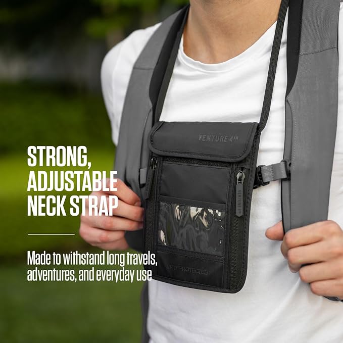 VENTURE 4TH Passport Holder Neck Wallet - Image 3