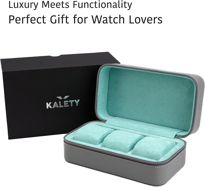Watch Travel Case for Men | Leather Watch Case - Image 6