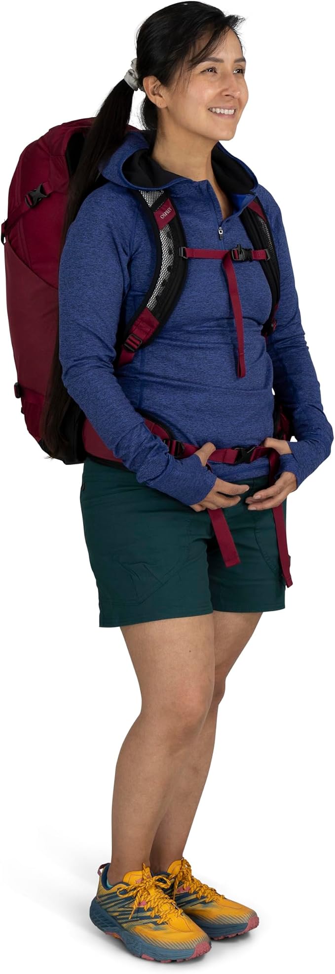 Osprey Hikelite 28L Unisex Hiking Backpack, Chameleon/Black - Image 12