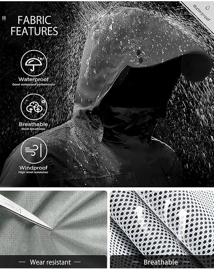 iCreek Rain Suit Waterproof Jacket - Image 3