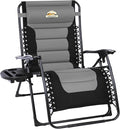 Oversized Padded Zero Gravity Lounge Chair, Foldable Patio Anti Gravity by ColegenceOutdoor