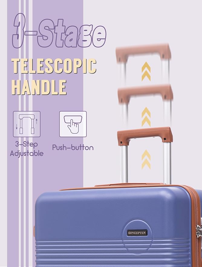 Luggage Sets 5 Piece, Suitcases - Image 3