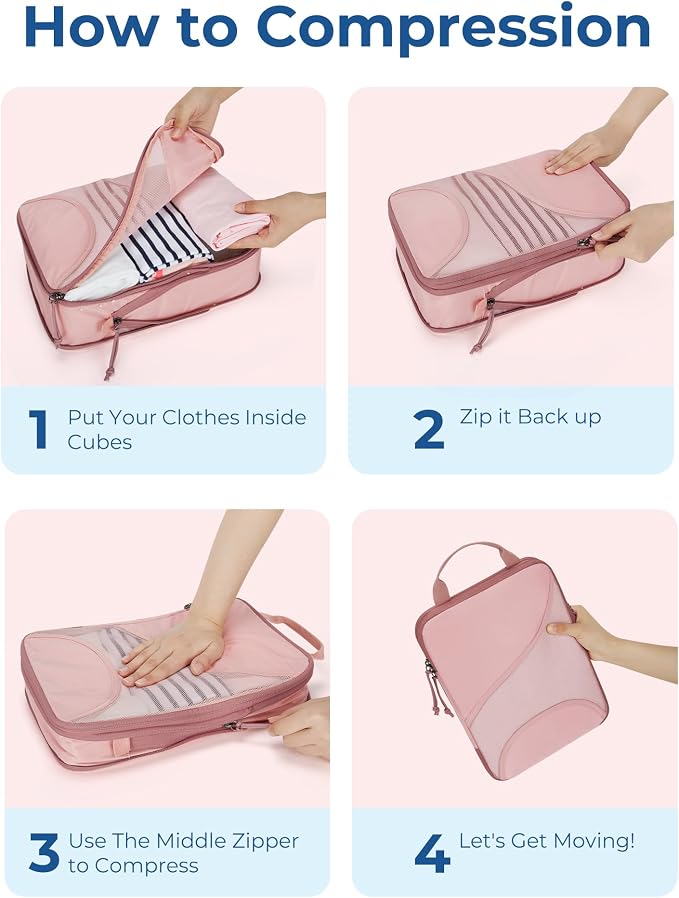 BAGSMART Compression Packing Cubes - Image 5