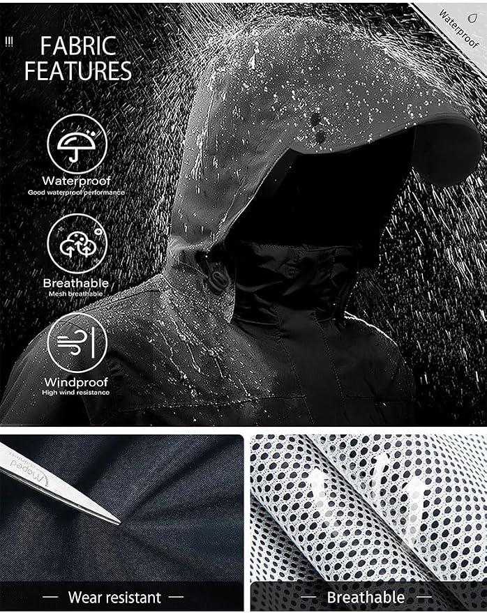 iCreek Rain Suit Waterproof Jacket - Image 3