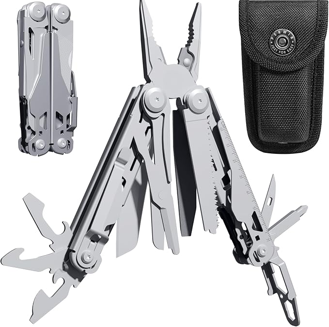 Multitool Stainless Steel Multi-Tool Pliers 22-in-1 by PERWIN