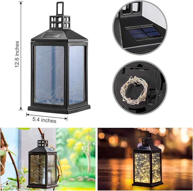 Solar Lantern Lights Outdoor SUNWIND Waterproof Solar Table Lamp Hanging - Image 3