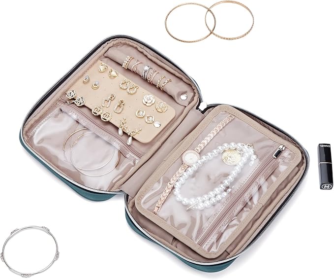 BELALIFE Travel Jewelry Organizer, Portable Jewelry Storage Case - Image 6