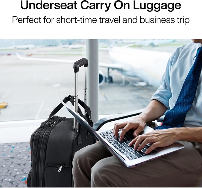 Hanke Softside Underseat Carry On Luggage - Image 8